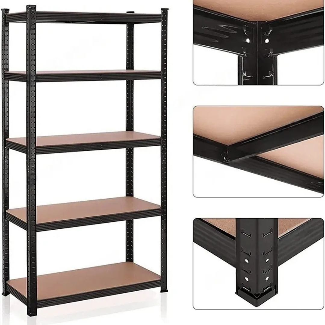 Estante Rack Metalico 180x90x40 Estanteria Repisa Mdf Hogar